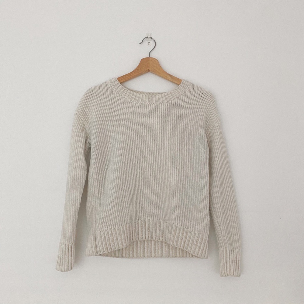 chenille structured sweater